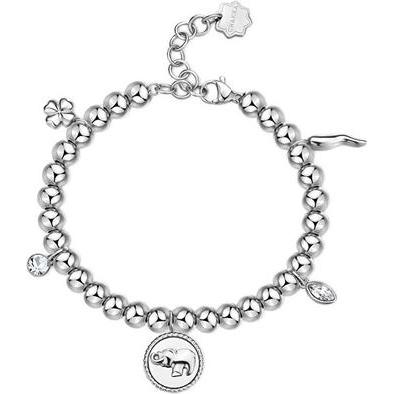 Brosway, Armschmuck, - Steel Ball Bracelet with Lucky Charms Chakra BHKB158