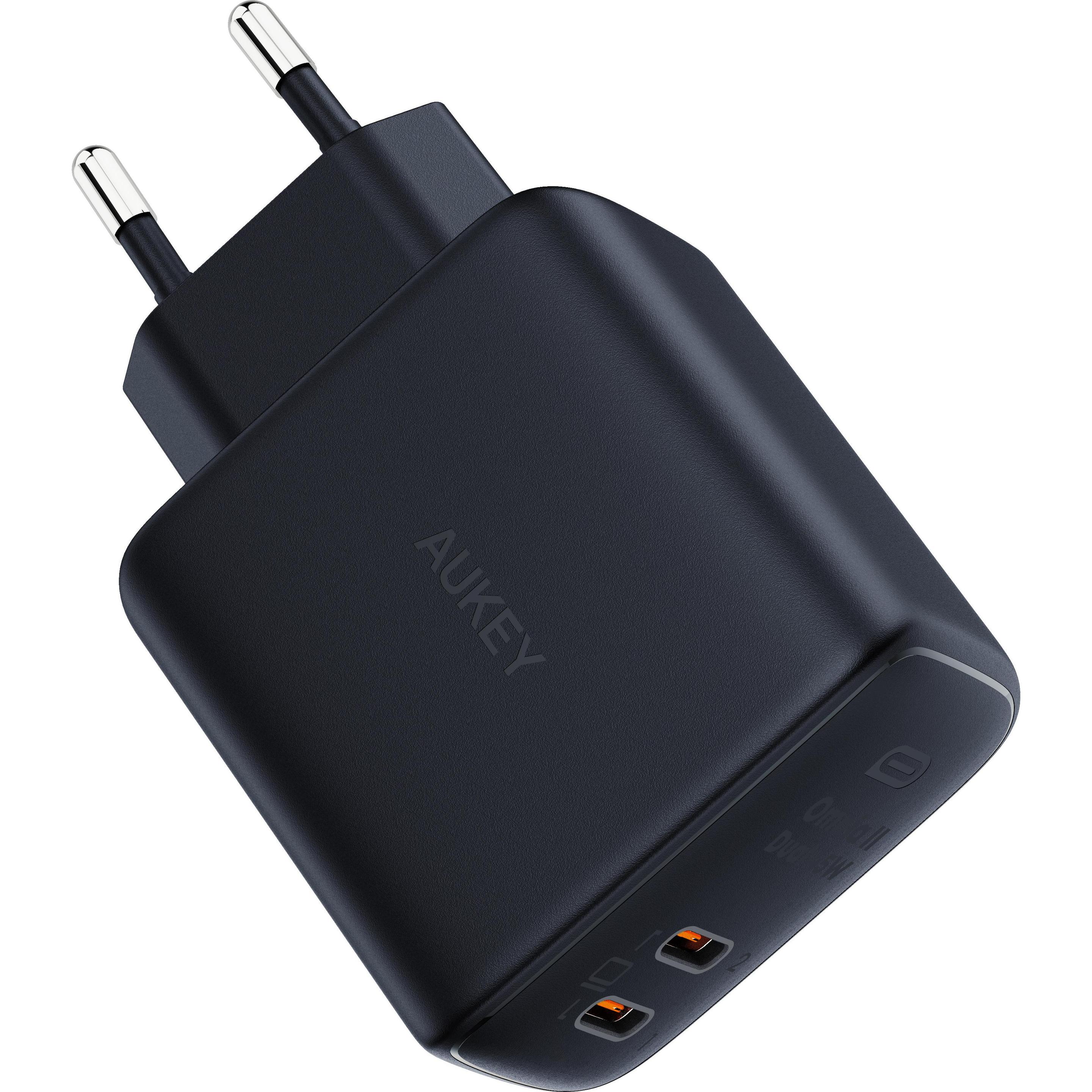 Thumbnail - Aukey Omnia II Dual (45 W), USB Ladegerät, Schwarz