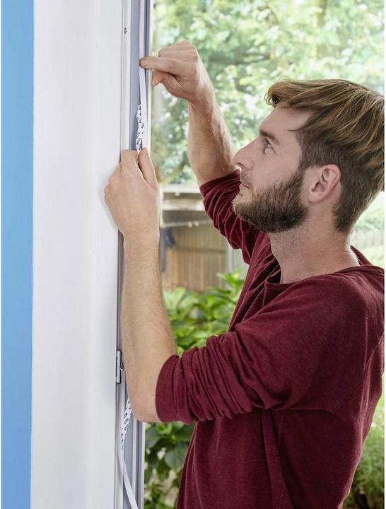 Actual product image tesa Insect screen COMFORT for windows, with Velcro tape, self-adhesive, without drilling (130 x 150 cm)