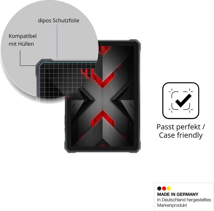 Actual product image Dipos Screen Protector Crystalclear for Hotwav R9 Ultra 5G