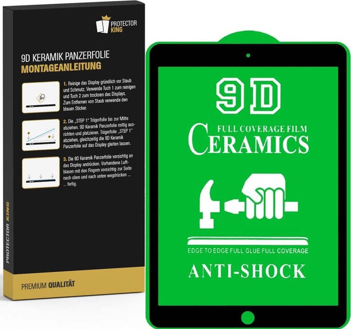 Produktbild Protectorking 6x Ceramic-Glass Full Cover HD Klar (6 Stück, IPad Mini 4)