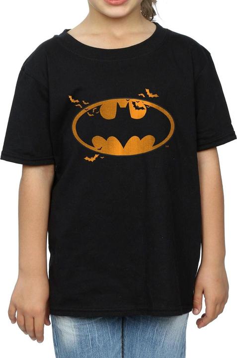Image du produit - T-shirt BATMAN HALLOWEEN LOGO - Fille (116)