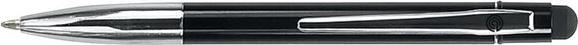 Produktbild Ecobra Kugelschreiber Touch-Pen schwarz, Länge: 125 mm (Schwarz, 1 x)