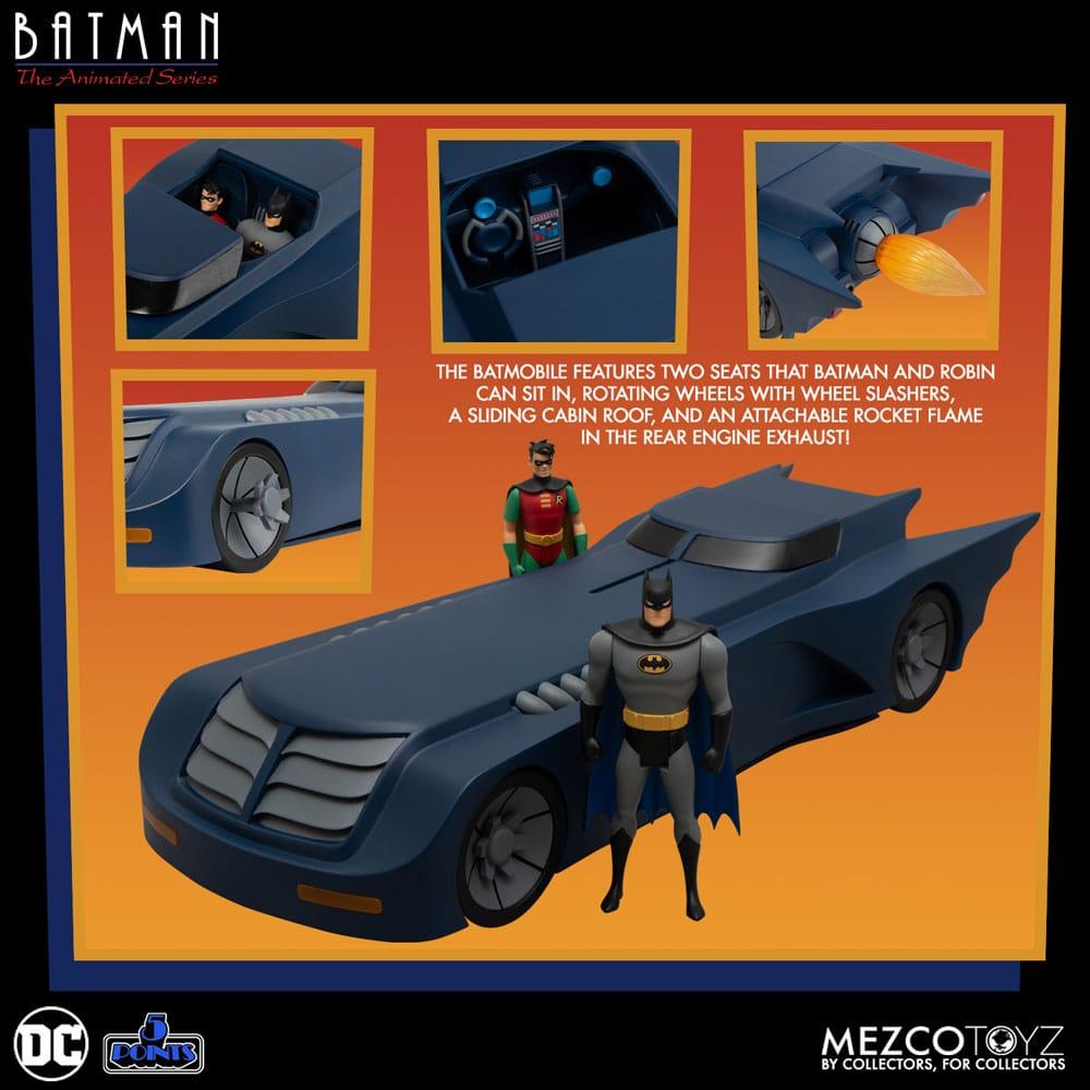 Thumbnail - Mezco Toys DC Comics Fahrzeug Batman: The Animated - The Batmobile