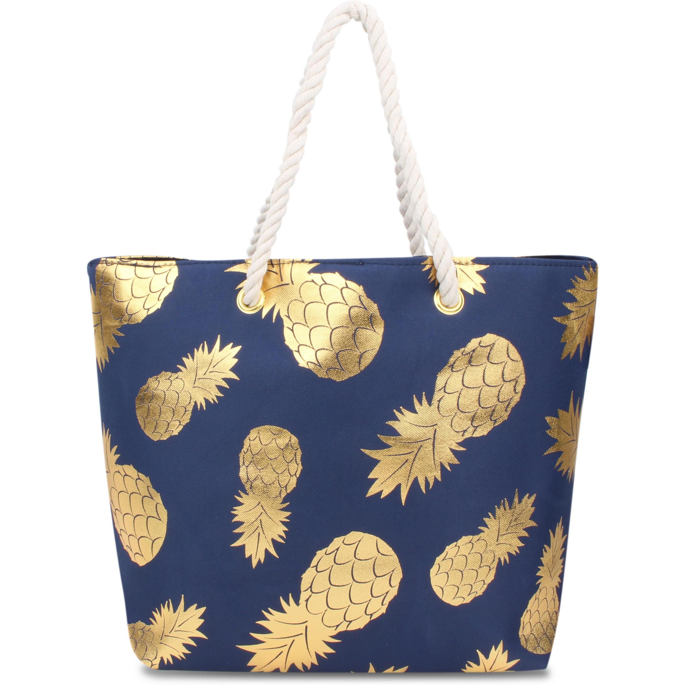 Normani, Tasche, Sommer-Umhängetasche, Strandtasche, Gold, (17 l)