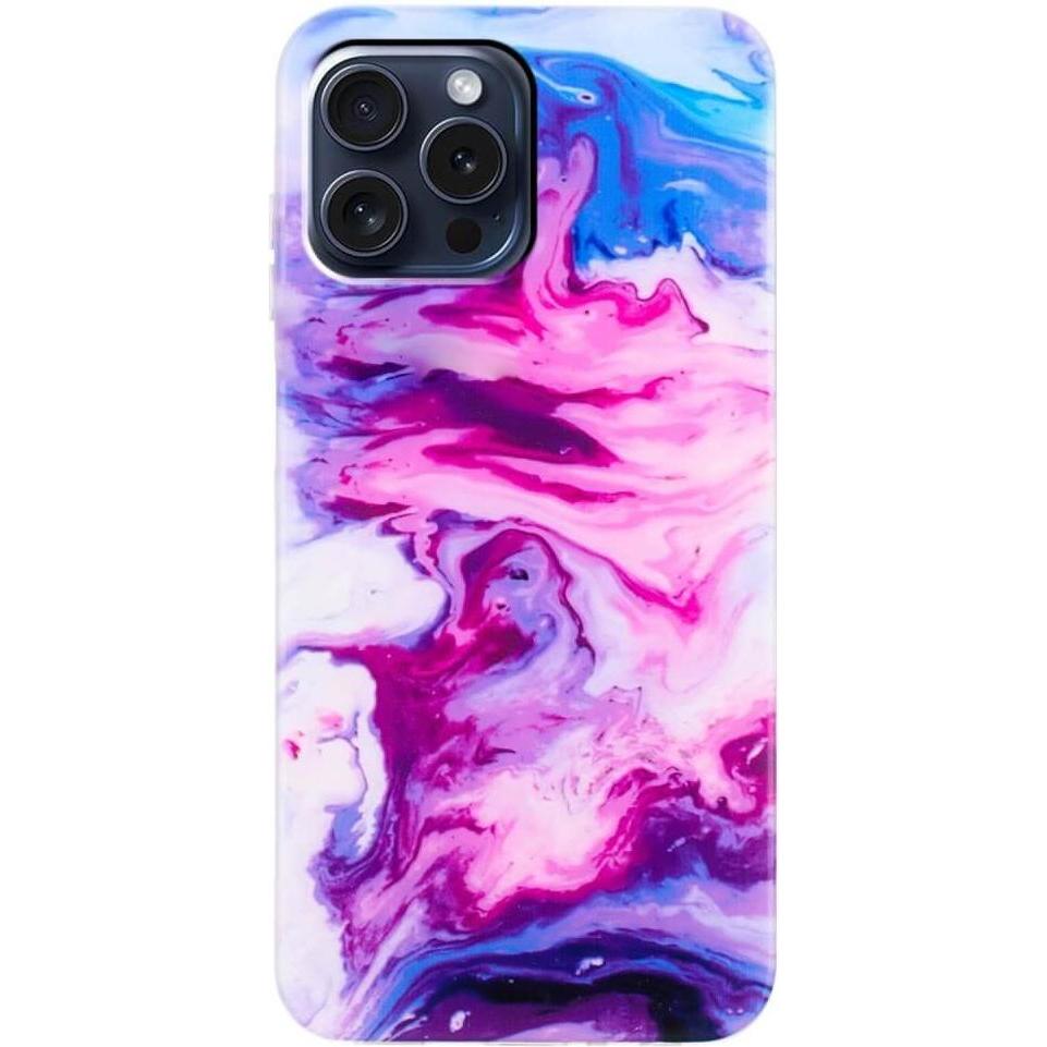 Cover-Discount iPhone 16 Pro Max - Cover Handyhülle Marble (Apple iPhone 16 Pro Max), Smartphone Hülle, Pink