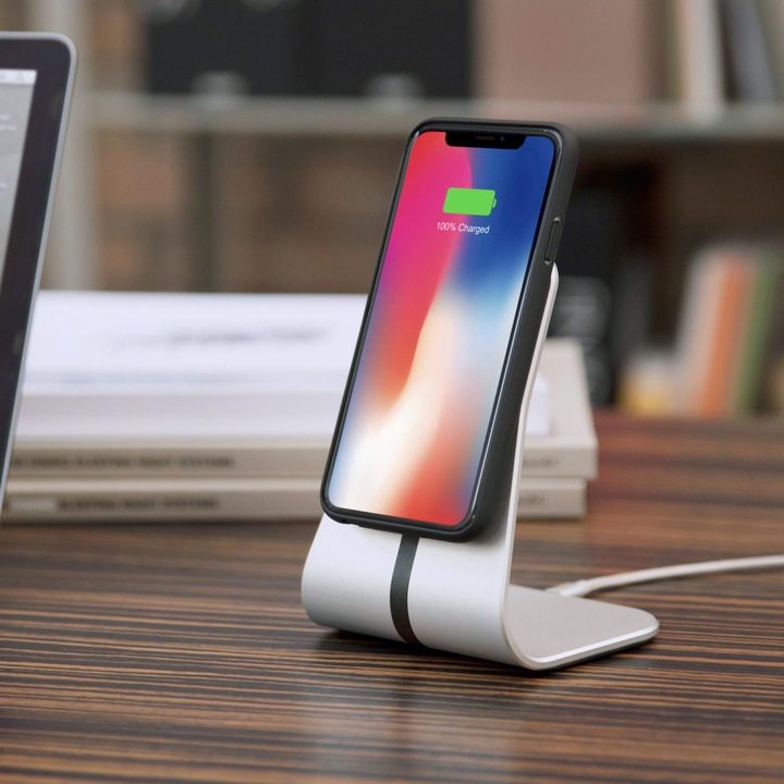 Actual product image Xvida Magnetic QI Wireless Charging Desk Stand (10 W)