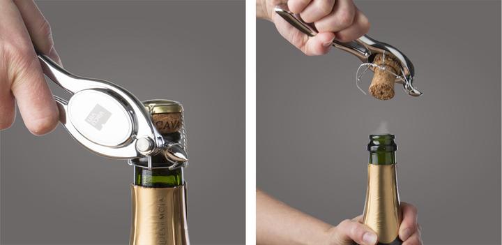 Actual product image Vacu Vin 68625606 Champagne Bottle Tongs (Champagne opener)