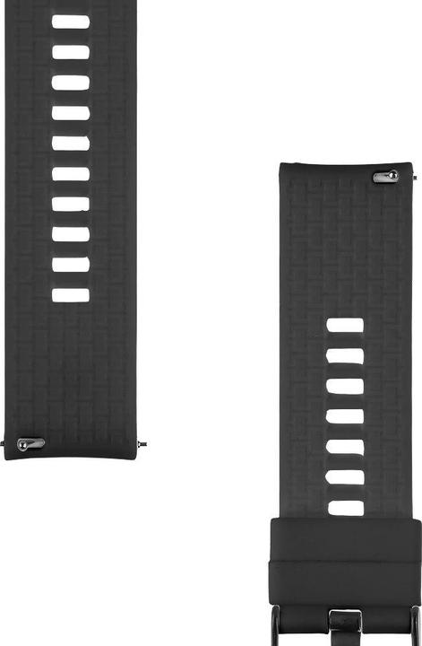 Tactical Strap - Quick Release Silicone Band 22mm Black