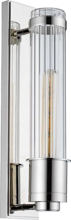 Actual product image Elstead Lighting Wellington wall light E27 polished chrome clear IP44 (820 lm, E27)