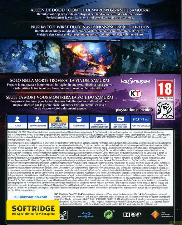 Produktbild Koei Tecmo Nioh (PS4, Multilingual)
