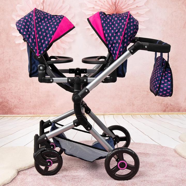 Actual product image Bayer - Twin Pram - Neo - Purple (26254AA)