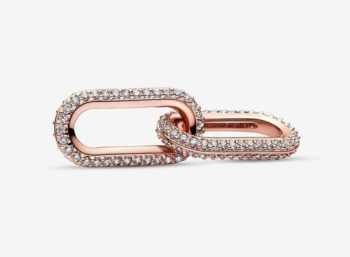 Image du produit Pandora Me Styling Pavé (Métal, plaqué or rose)