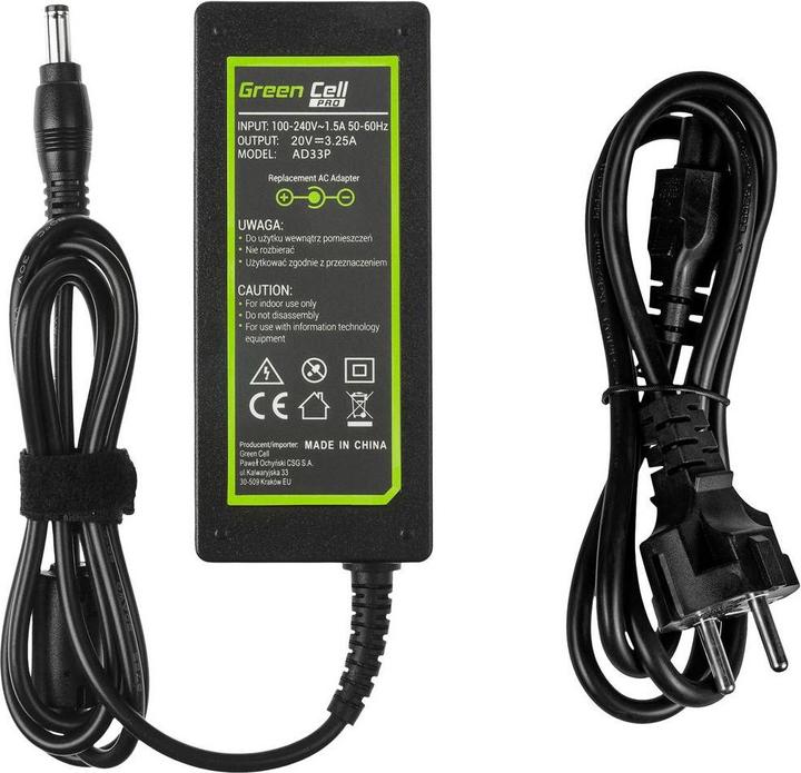 Produktbild GreenCell Cell AD33P Netzteil & Spannungsumwandler Indoor (65 W)