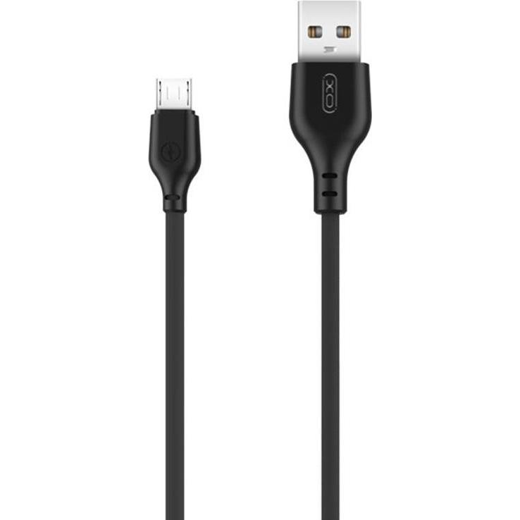 xO Kabel NB103 USB - microUSB 1,0 m 2,1A schwarz (1 m), USB Kabel