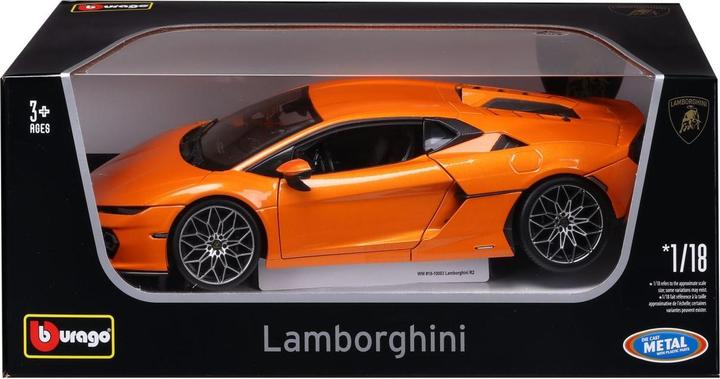 Actual product image Bburago Lamborghini Temerario 1/18 orange
