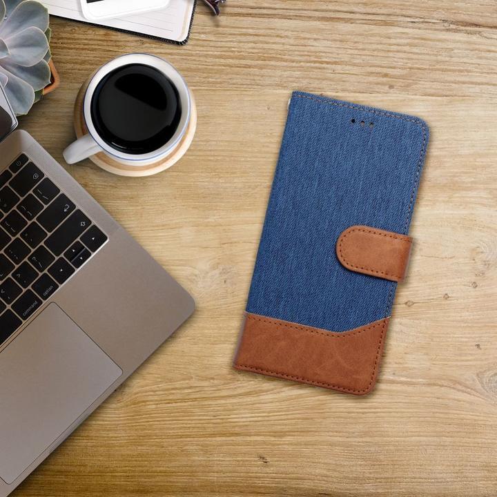 Image du produit Siemens Book case OEM JEANS Book for Xiaomi Redmi Note 14 4G (GLOBAL - 163,25mm x 76,55mm x 8,16mm) blue (Xiaomi Redmi Note 14)