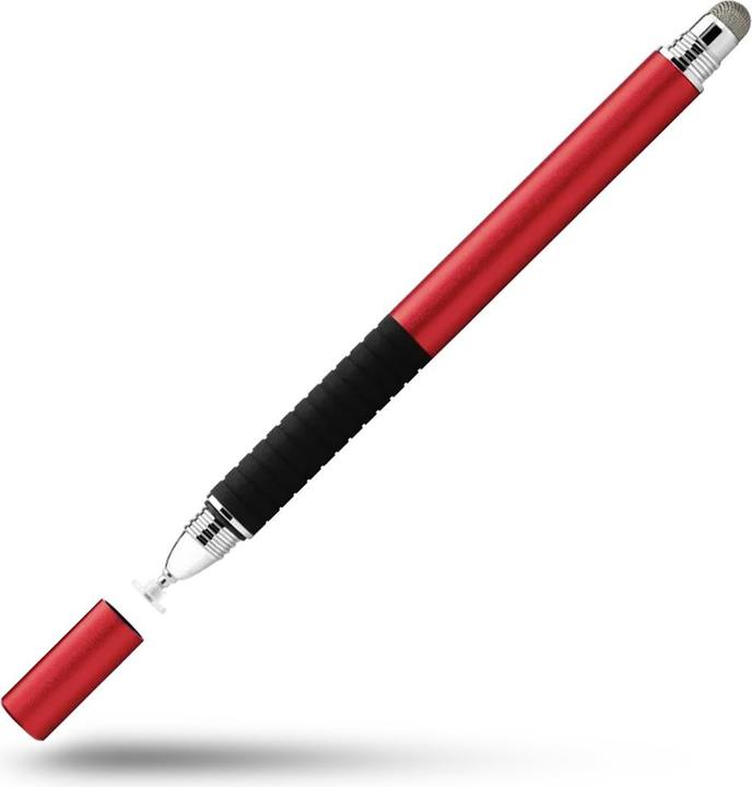 Actual product image Techsuit - Stylus Pen (JC02) - Aluminum Alloy, Android, iOS, Microsoft - Red