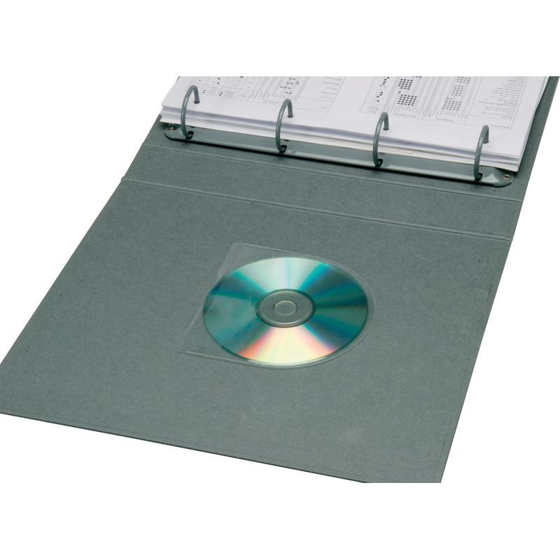 Q-Connect CD/DVD Hüllen selbstklebend, Optische Medien Zubehör