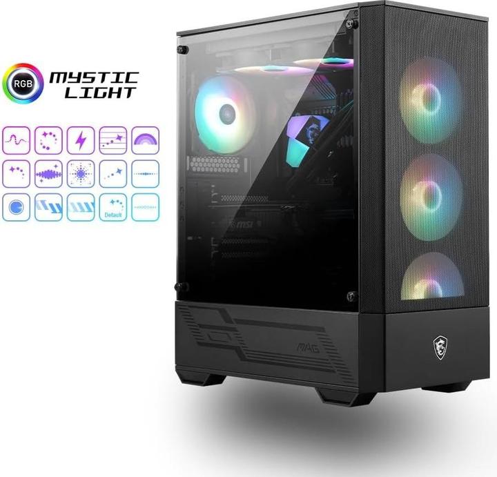 Actual product image MSI MAG FORGE 110R PC Case (ATX, mATX, Mini-ITX)