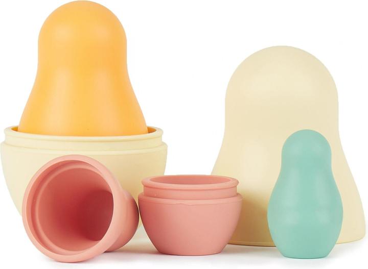 Image du produit Bieco Jouet empilable Matriochkas en silicone Tropical Vibes