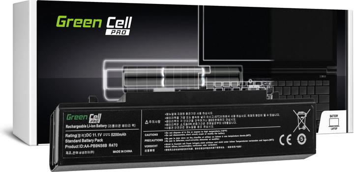 Image du produit GreenCell Batterie PRO pour Samsung R519 R522 R530 R540 R580 R620 R719 R780 noir 11.1V - Ba (6 cellules, 5200 mAh)