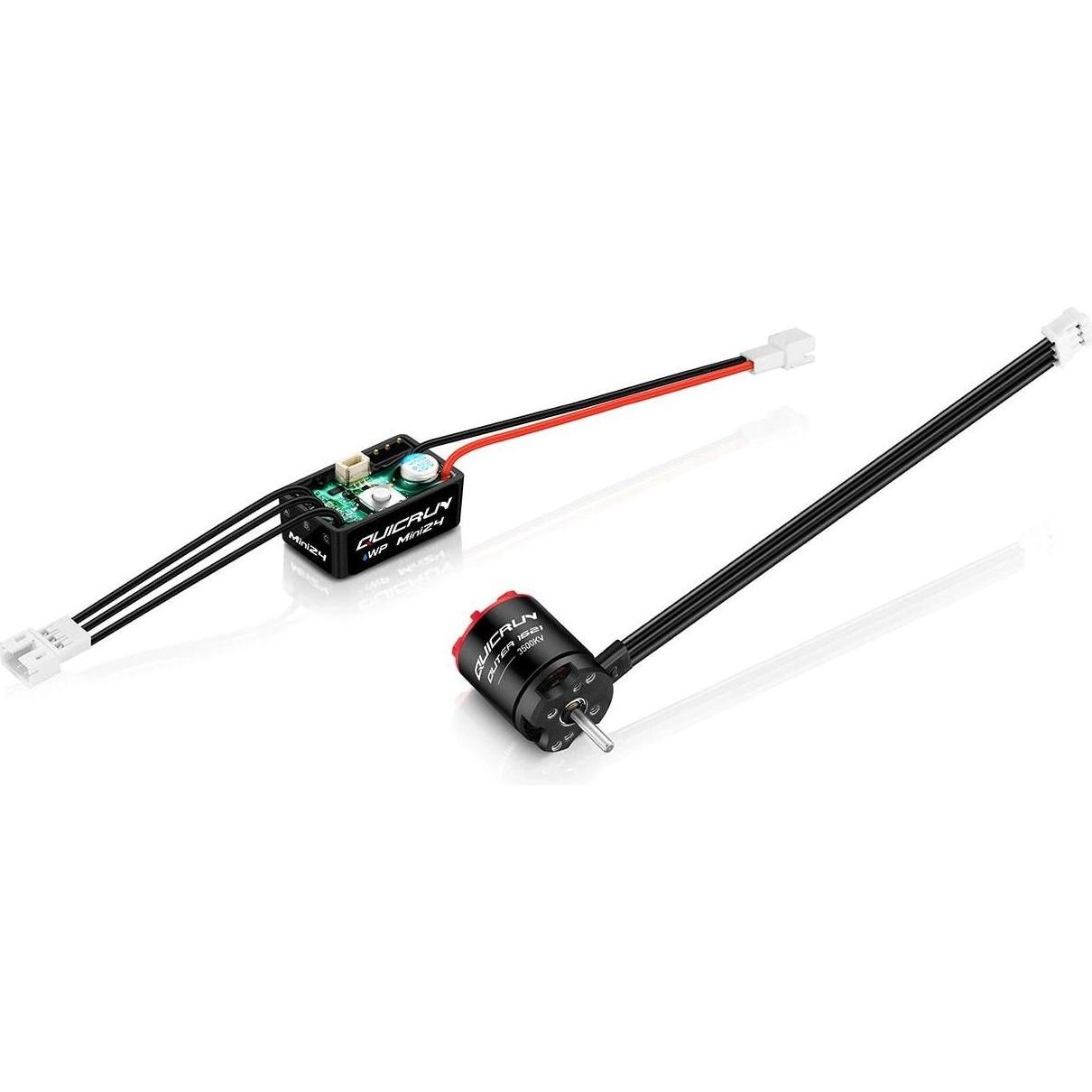 Hobbywing Quicrun WP-Mini24 Combo 1621SL 3500kV 38020436 Modello auto Brushless A