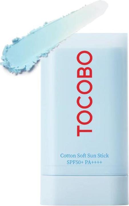 Actual product image Tocobo Cotton Soft Sun Stick (Sun cream face, SPF 50+, 19 g)