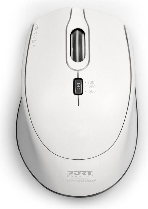 Actual product image Port Designs 900714 Mouse Ambidextrous RF Wireless+USB Type-C 1600 DPI (Wireless)