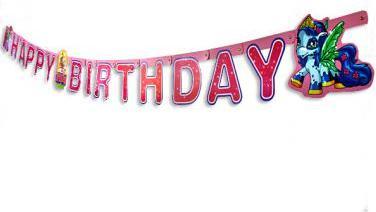 Produktbild Happygoods Filly Happy Birthday Girlande (1 Stk.)