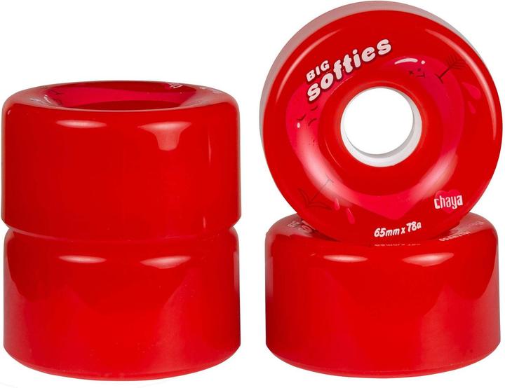 Immagine prodotto Chaya Ruote Big Softie's Clear 65mm 2023 (65 mm)
