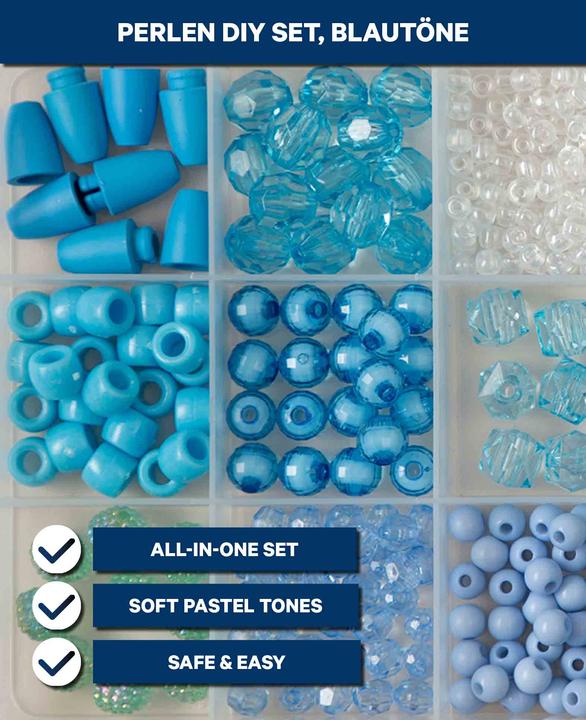 Immagine prodotto I Am Creative Perlen DIY Set Blautöne