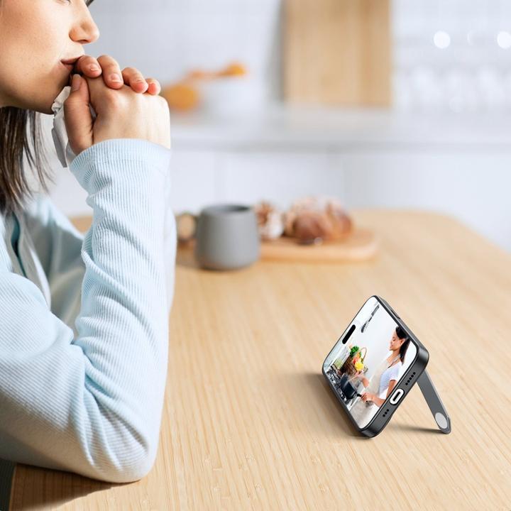 Actual product image Ugreen LP635 Kickstand Protective Case Hard Cover with Gel Frame and Built-in Stand for iPhone 14 Pr (Apple iPhone 14 Pro)