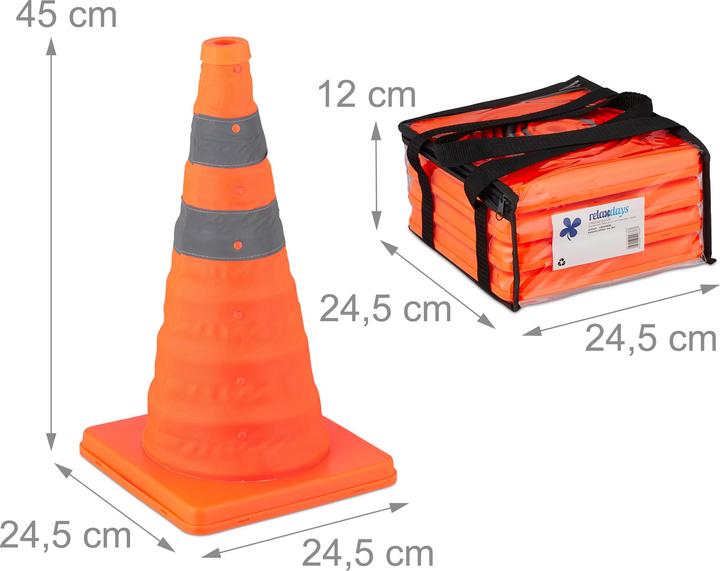 Image du produit Relaxdays 4x pylônes