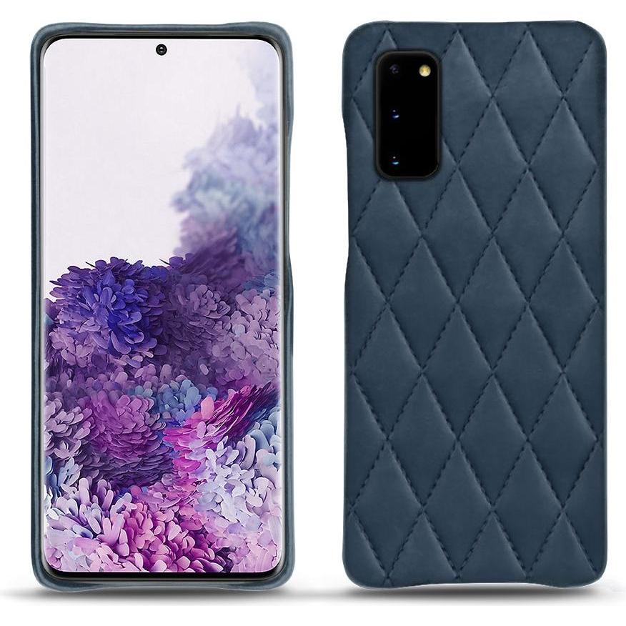 Noreve Lederschutzhülle (Samsung Galaxy S20), Smartphone Hülle, Blau