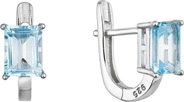 Immagine prodotto Evolution Group - Silver dangle earrings with genuine topaz 11498.3 (Argento)
