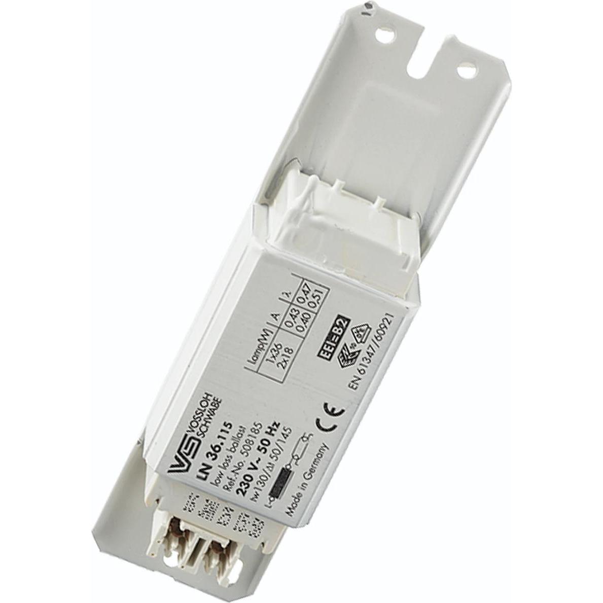 Bailey, Accessori per illuminazione, 140154 VS 508185 EM Ballast LN36.115 230V-50Hz