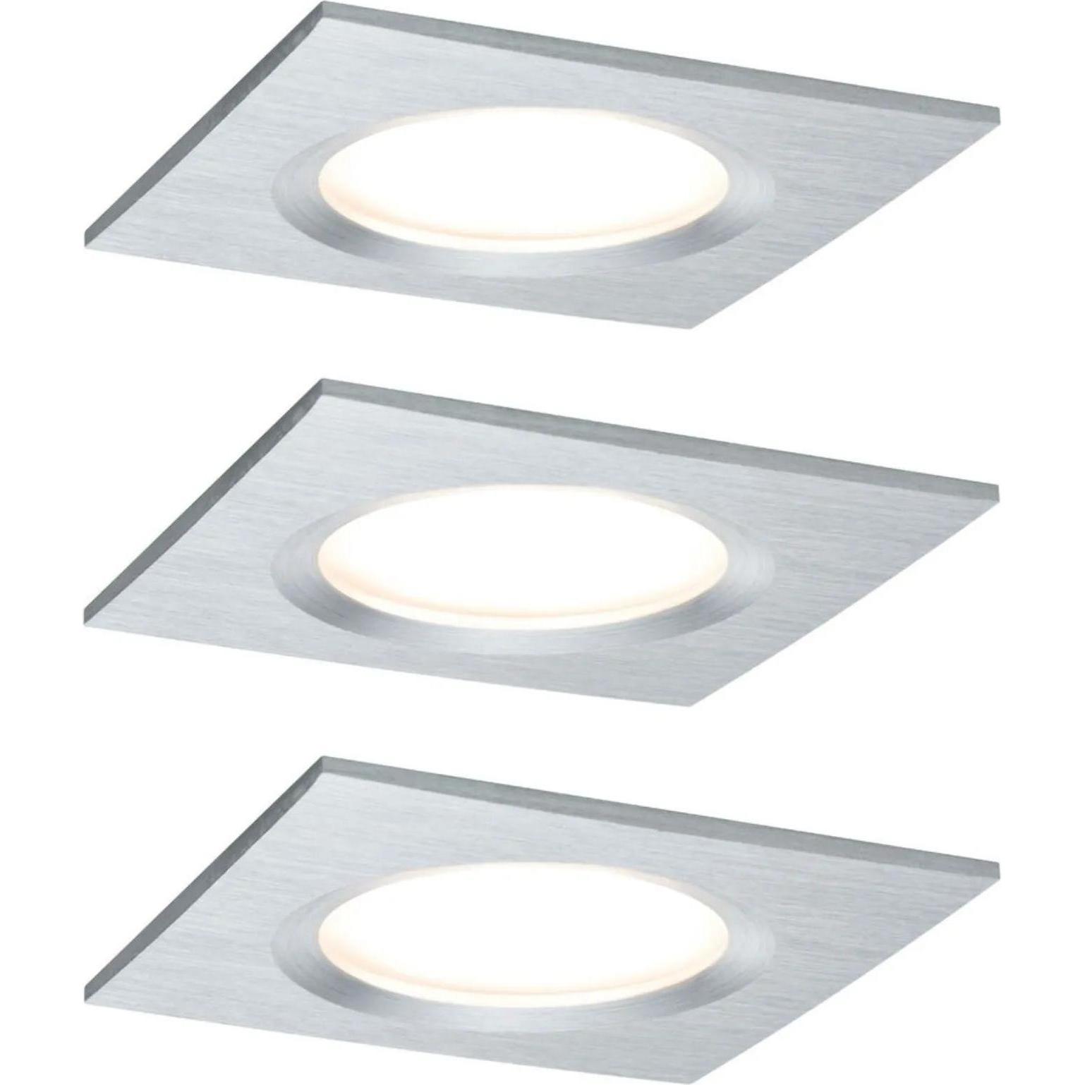 Paulmann, Wandleuchte + Deckenleuchte, Einbauleuchte Nova Plus Set (425 lm)