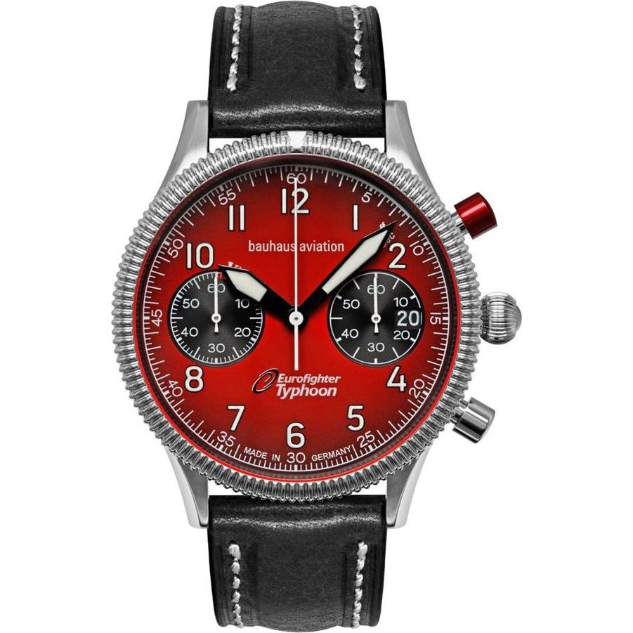 Bauhaus, Orologio da polso, Uhr Aviation Eurofighter 25765 41mm, (Orologio da pilota, 41 mm)