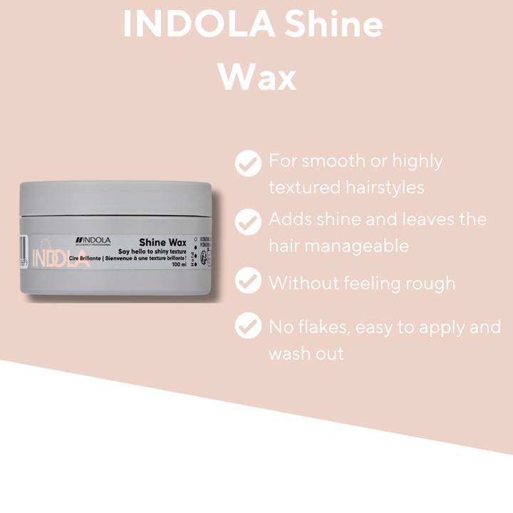 Produktbild Indola Care & Style Shine Wax (Haarwachs, 100 ml)