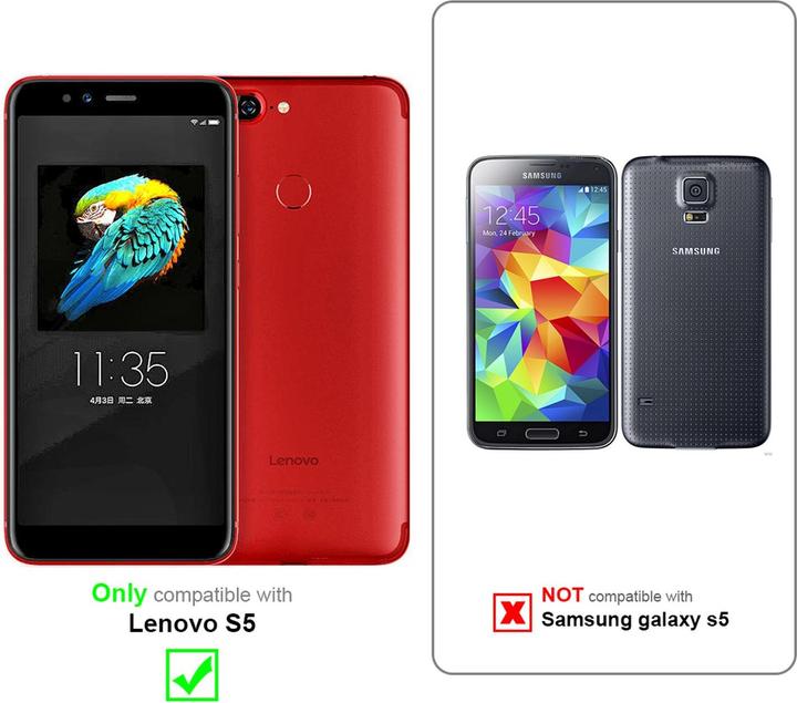 Produktbild Cadorabo Book Invisible Magnet Cover (Lenovo S5 (2018))