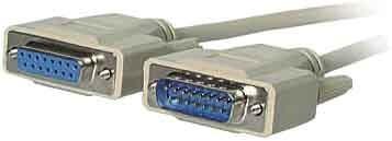 Actual product image EFB Elektronik 2m plug-socket DB15pol.,data cable serial 1:1 (2 m)