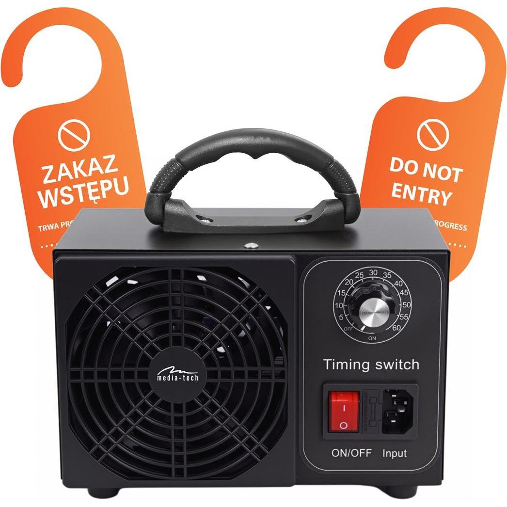 NoName Media-Tech MT6540 Ozone Generator, Purificatore d'aria, Nero