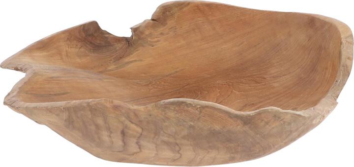 Actual product image Jan Kurtz Schale RAFFLE, Teak massiv, Unikat (ø 50 x 10 cm)