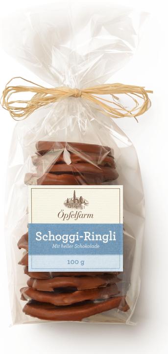Produktbild Öpfelfarm Öpfelringli in Milchschokolade (100 g)