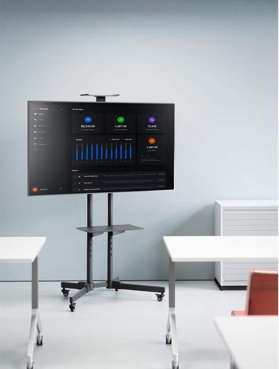 Produktbild Manhattan 461238 TV-Rollwagen 94,0 cm (37" 177,8 cm (70" Neigbar (70", 60 kg)