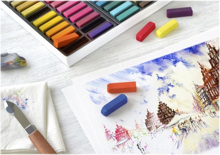 Immagine prodotto Faber-Castell Soft Pastelli Mini (Multicolore, 72 x)