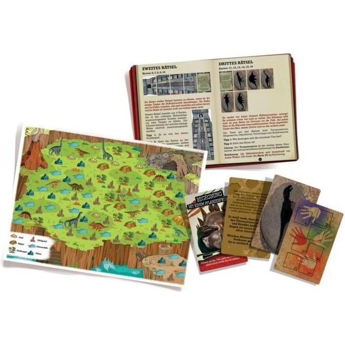 Thumbnail - 404 on Board OBOD0002 - Escape Box: Dinosaurier, Brettspiel, für 2-5 Spieler, ab 7 Jahren (DE-Ausgabe) (Deutsch)