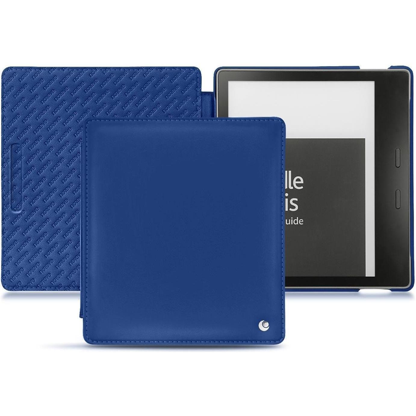 Thumbnail - Noreve Lederschutzhülle horizontal (Kindle Oasis (2019)), eReader Zubehör, Blau