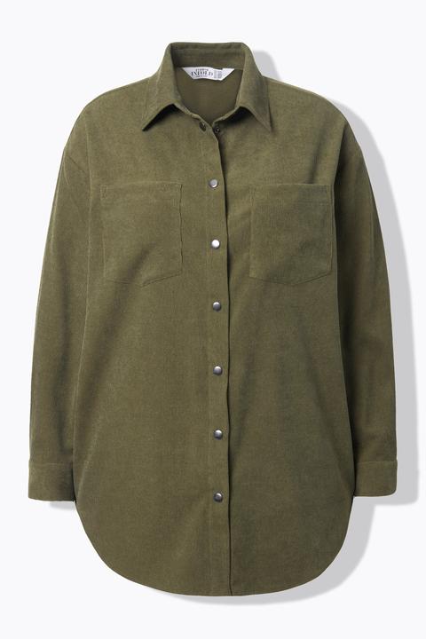 Produktbild Studio Untold Cord-Hemd, oversized, Hemdkragen, Langarm (54)